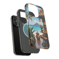 Tropical Beach Bar Magnetic Tough Phone Case
