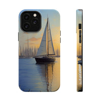 Watercolor Sailboat Magnetic Tough Phone Case