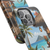 Tropical Beach Bar Magnetic Tough Phone Case