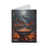 Halloween Cauldron Spiral Notebook