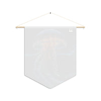 Deep Blue Jellyfish Pennant Wall Decor