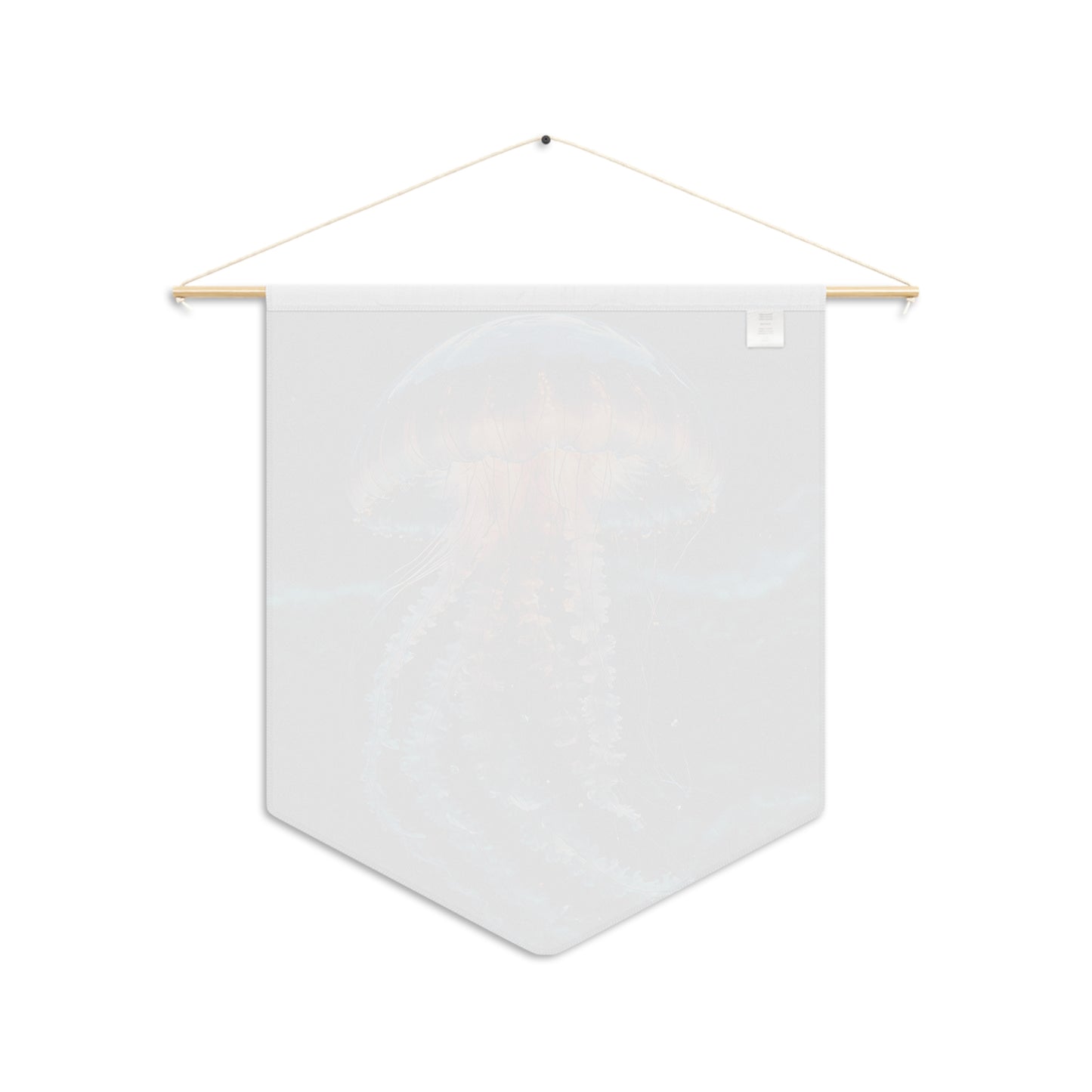 Deep Blue Jellyfish Pennant Wall Decor