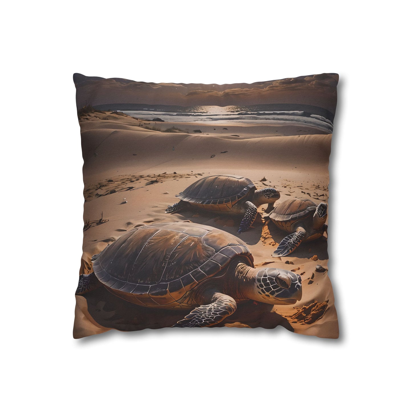 Sea Turtle on the Beach Pillowcase