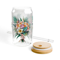 Tropical Bouquet Sipper Glass