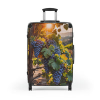 Wine Grapes Vineyard Cabin Suitcase