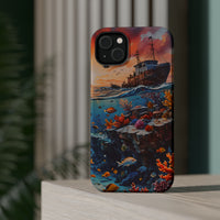 Vibrant Coral Reef Dive Magnetic Tough Phone Cases