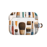 Artistic Paintbrush Pattern AirPods Case