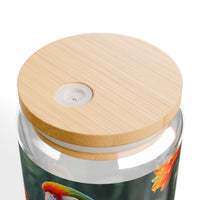 Tropical Macaw Sipper Glass