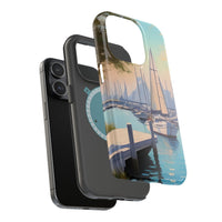 Sailing into the Marina Magnetic Tough Phone Cover