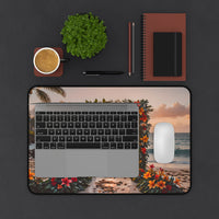 Tropical Sunset Floral Arch Desk Mat