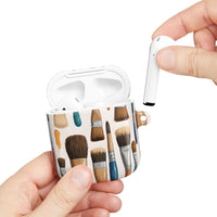 Artistic Paintbrush Pattern AirPods Case