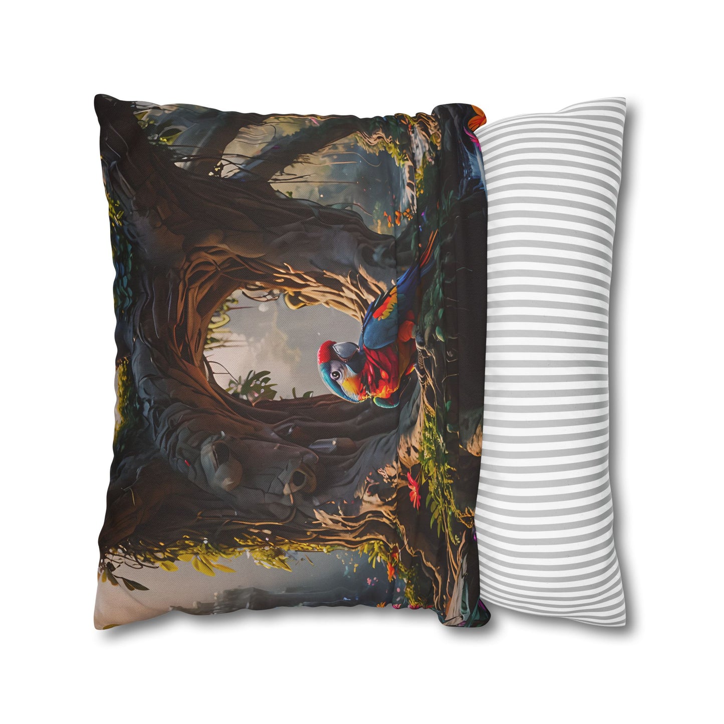 Tropical Paradise Parrot Pillowcase