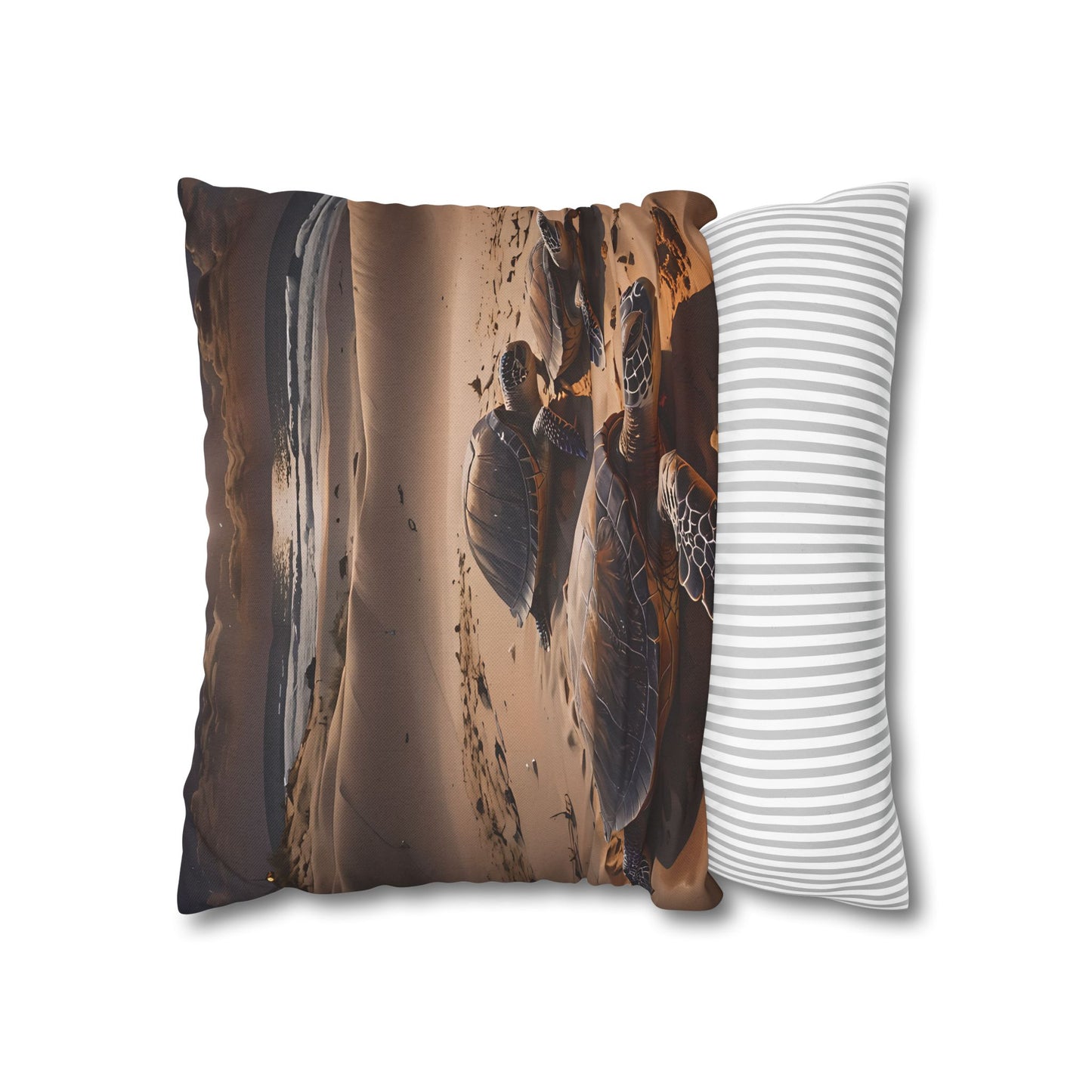 Sea Turtle on the Beach Pillowcase