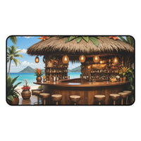Tropical Island Beach Bar Desk Mat