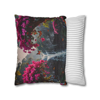 Floral Waterfall Garden Pillowcase