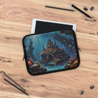 Whimsical Underwater Castle Laptop Sleeve