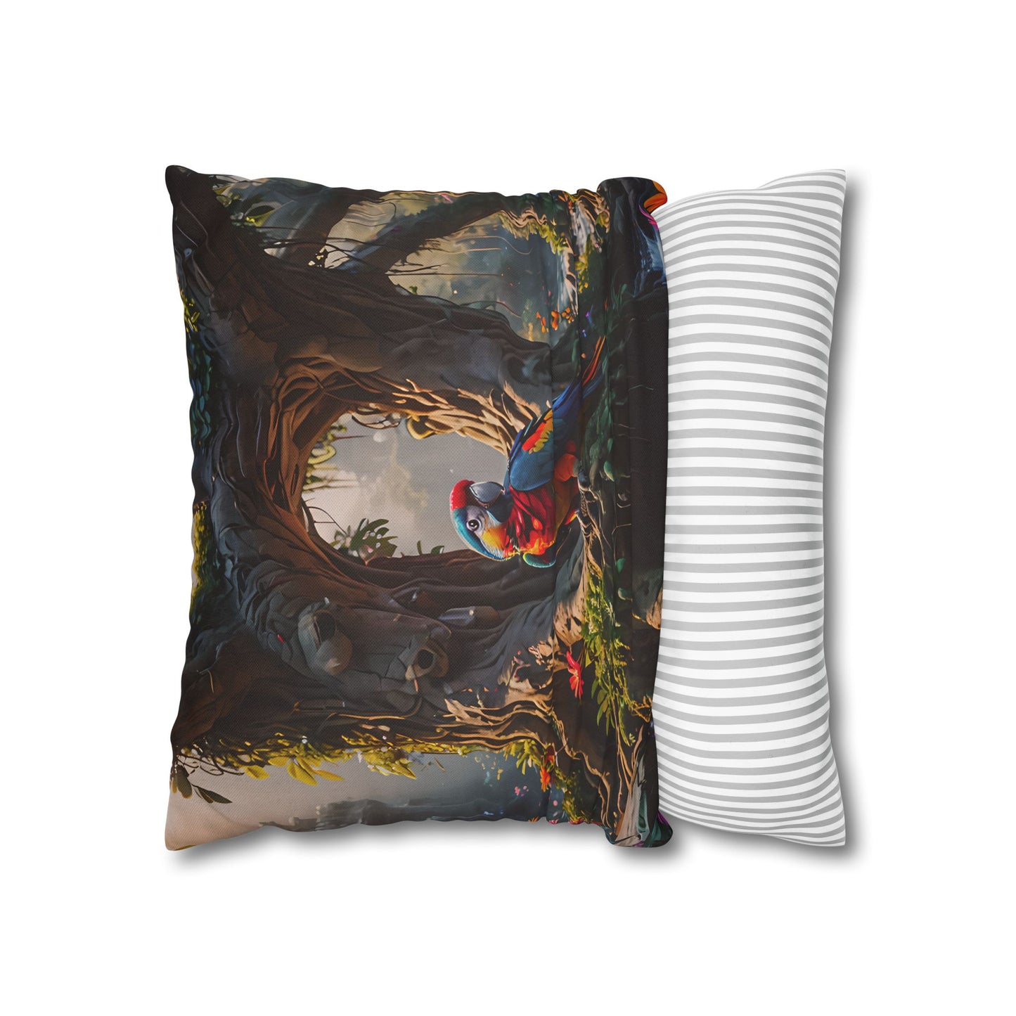 Tropical Paradise Parrot Pillowcase