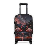 Flamingo Night Cabin Suitcase