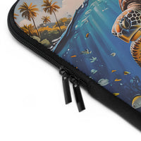 Tropical Sea Turtle Laptop Sleeve