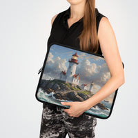 Scenic Coastal Lighthouse Laptop Sleeve