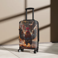 Rooster Farmyard Travel Suitcase