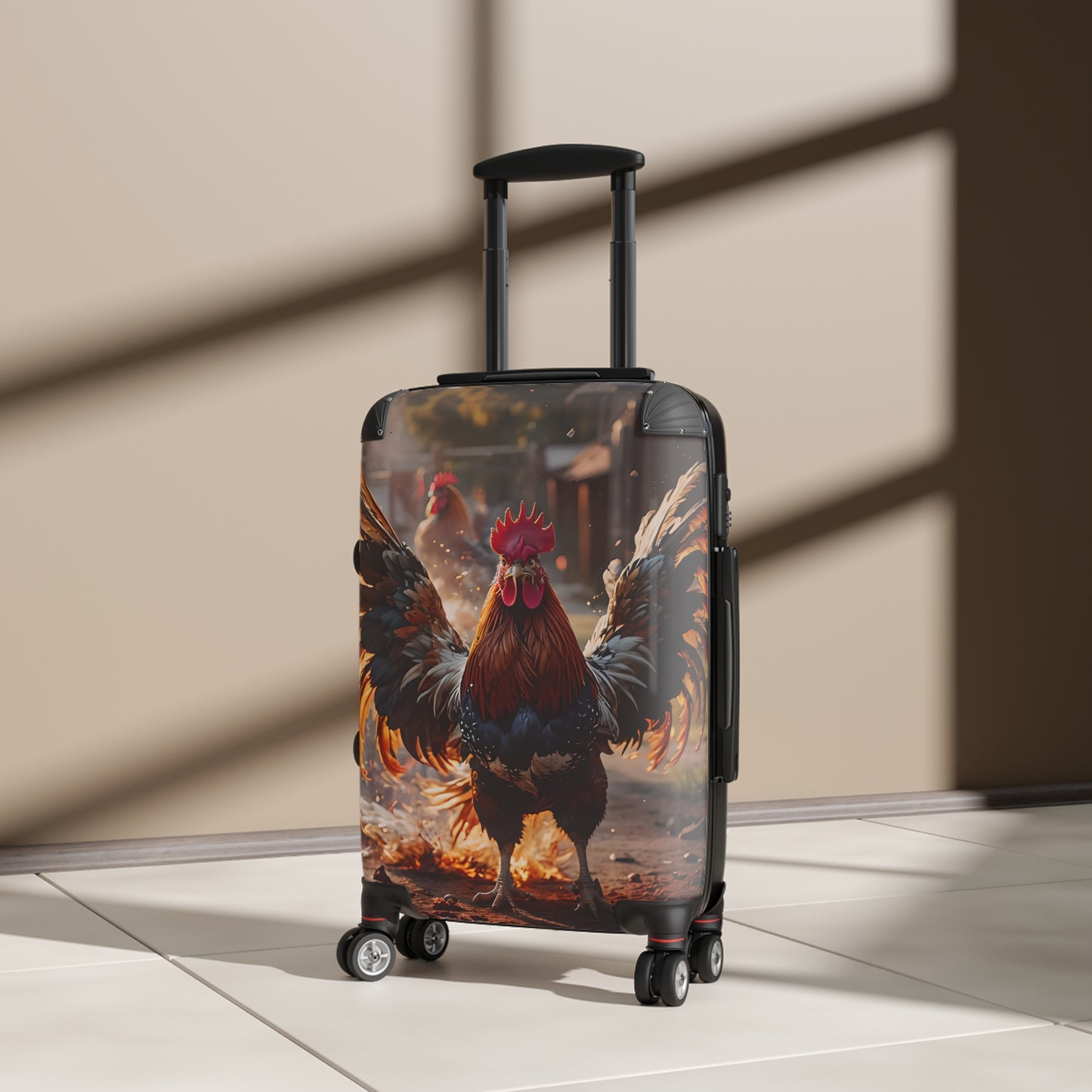 Rooster Farmyard Travel Suitcase