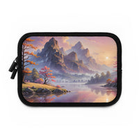 Artistic Mountain Sunset Laptop Sleeve