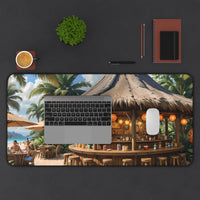 Tropical Tiki Bar Desk Mat