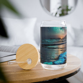 Bioluminescent Ocean Night Sipper Glass