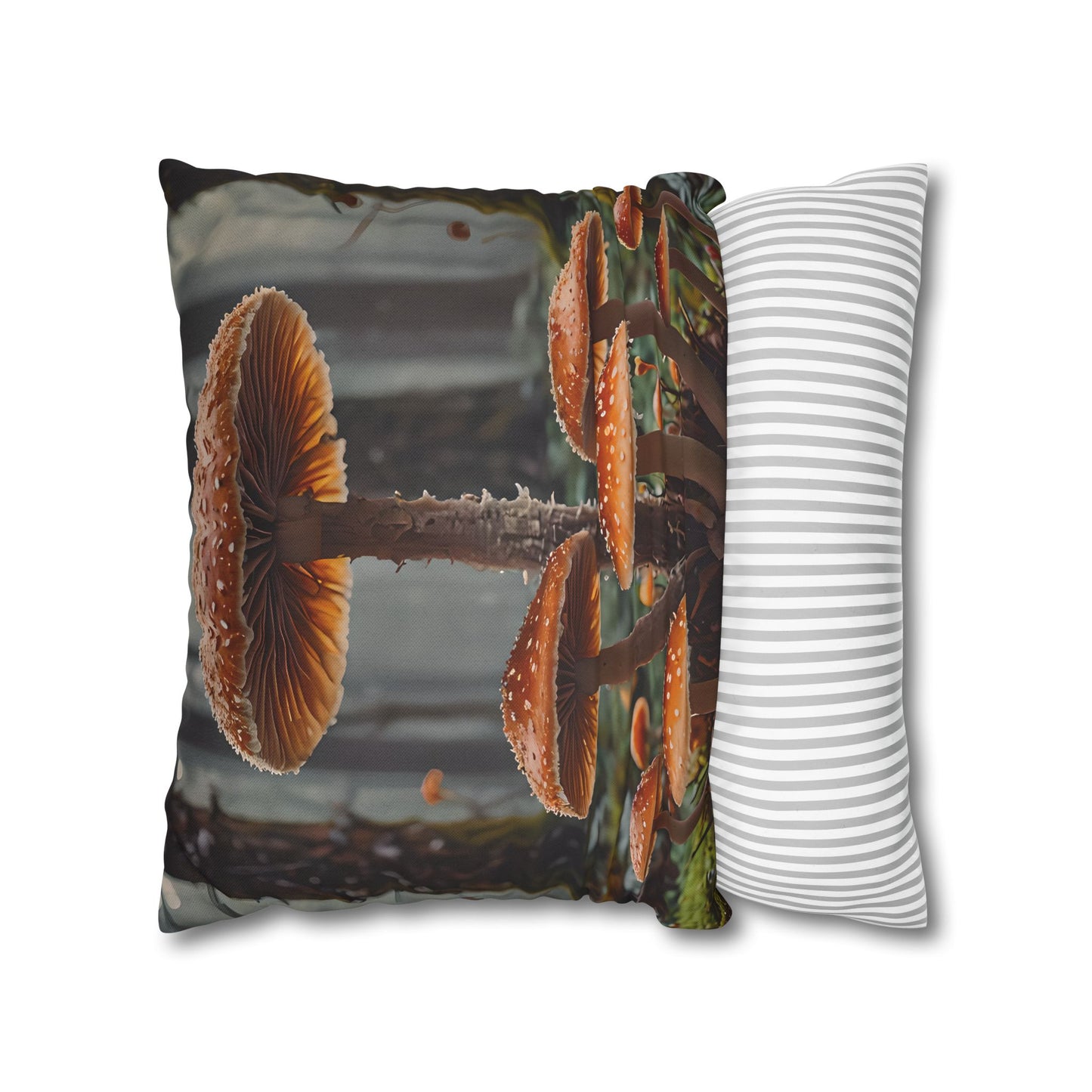 Mushroom Forest Decorative Pillowcase