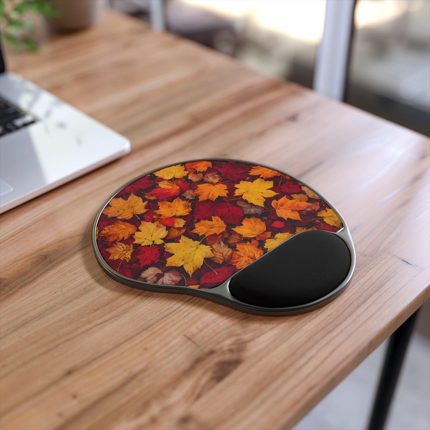 Autumn Leaves Mouse Pad with Wrist Rest
