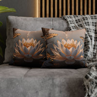 Lotus Waterlily Decorative Pillowcase