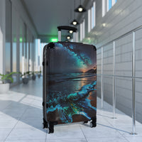 Bioluminescent Beach Cabin Suitcase