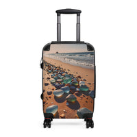 Beach Sea Glass Cabin Suitcase