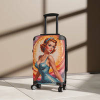 Retro Female Art Cabin Suitcase