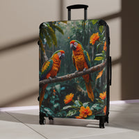 Tropical Parrot Cabin Suitcase