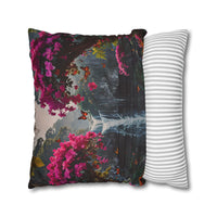 Floral Waterfall Garden Pillowcase