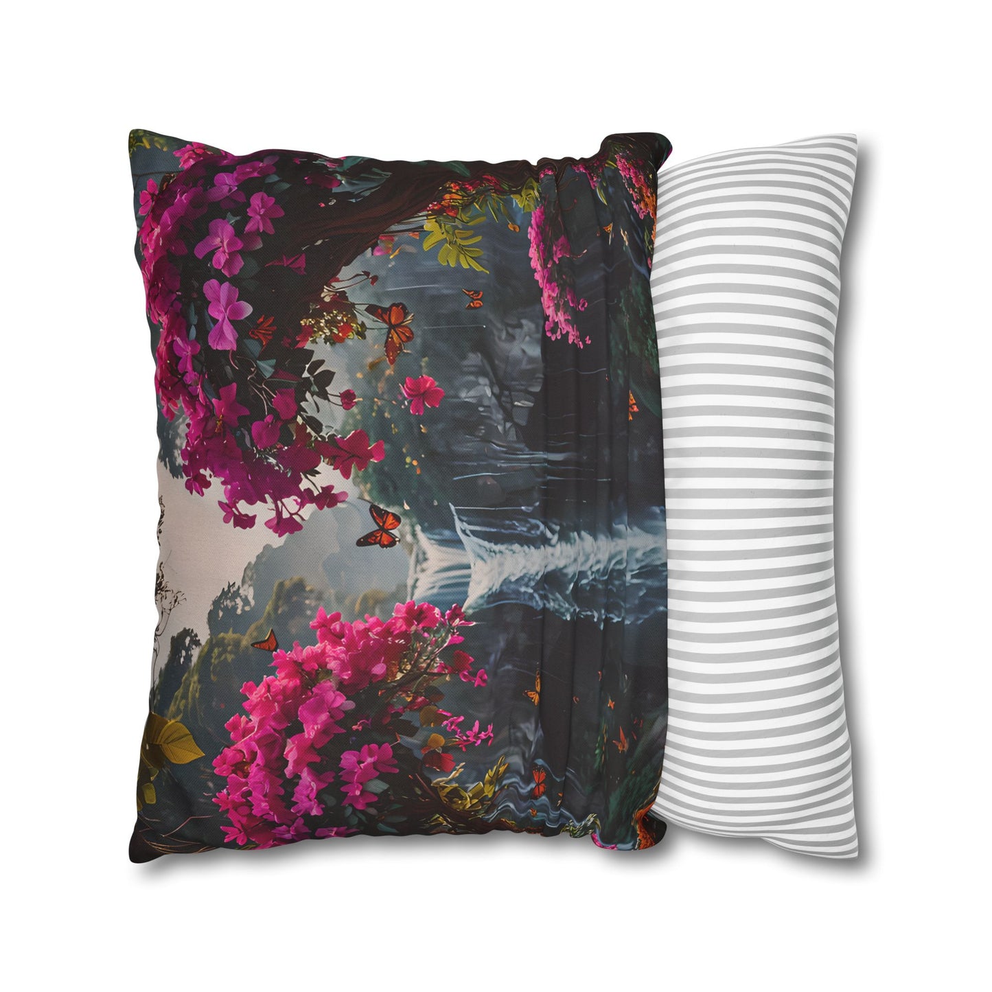 Floral Waterfall Garden Pillowcase