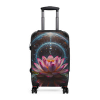 Pink Lotus Flower Cabin Suitcase