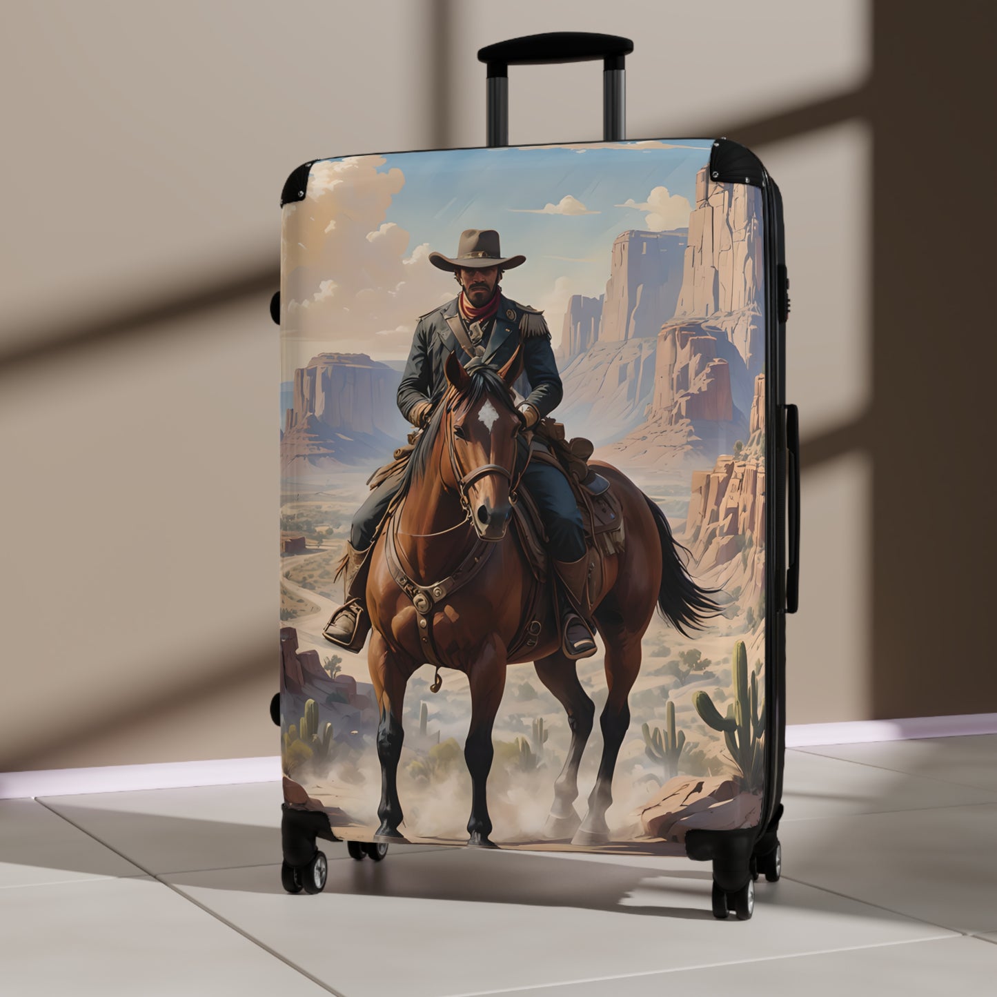Old Western Travel Suitcase