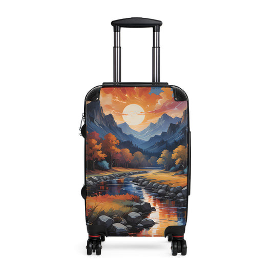 Scenic Mountain Adventure Travel Suitcase