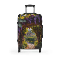 Purple Wine Grapes Vineyard Cabin Suitcase