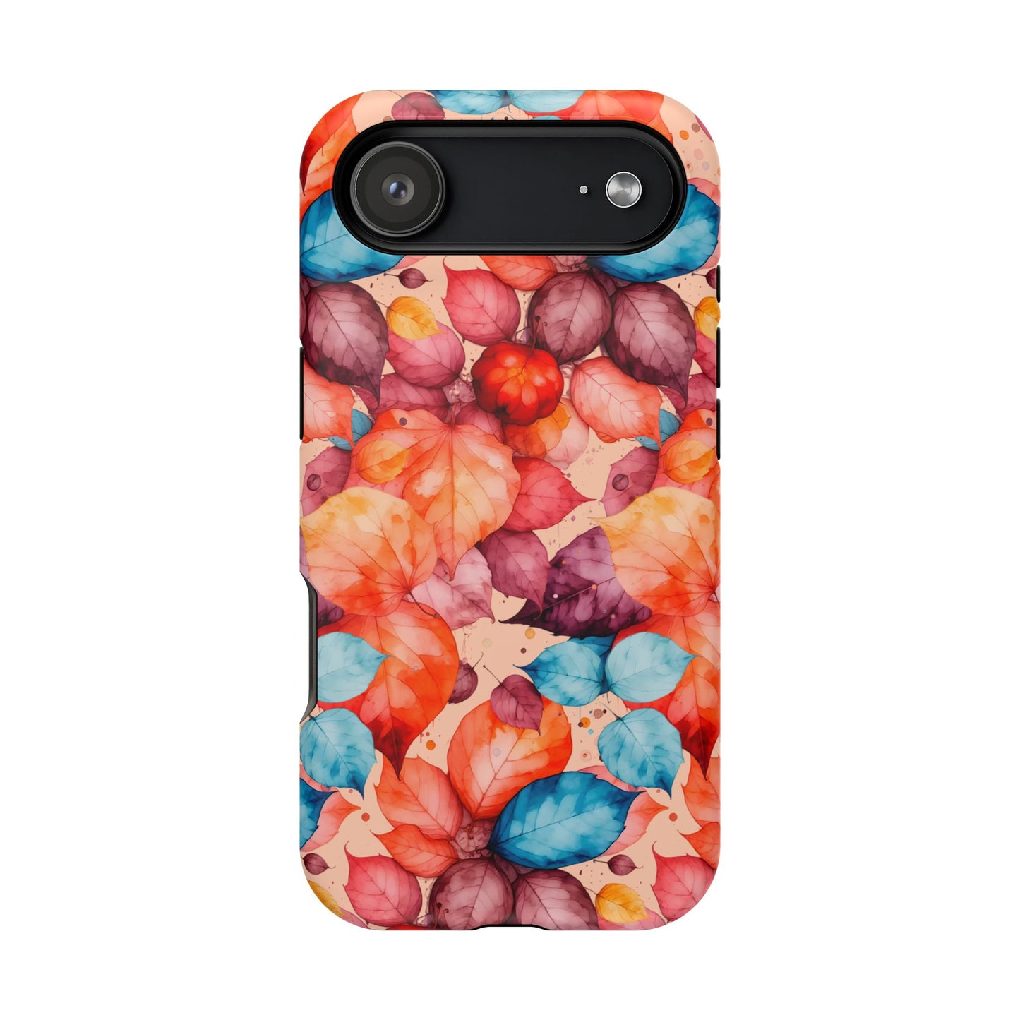 Watercolor Autumn Leaves Magnetic Phone Case