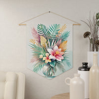 Palm Leaves & Hibiscus Wall Decor