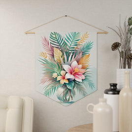Palm Leaves & Hibiscus Wall Decor