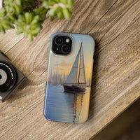 Watercolor Sailboat Magnetic Tough Phone Case