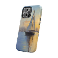 Watercolor Sailboat Magnetic Tough Phone Case