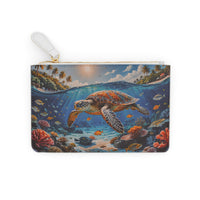 Sea Turtle Tropical Dive Mini Clutch Bag