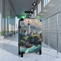 Seaside Lighthouse Cabin Suitcase