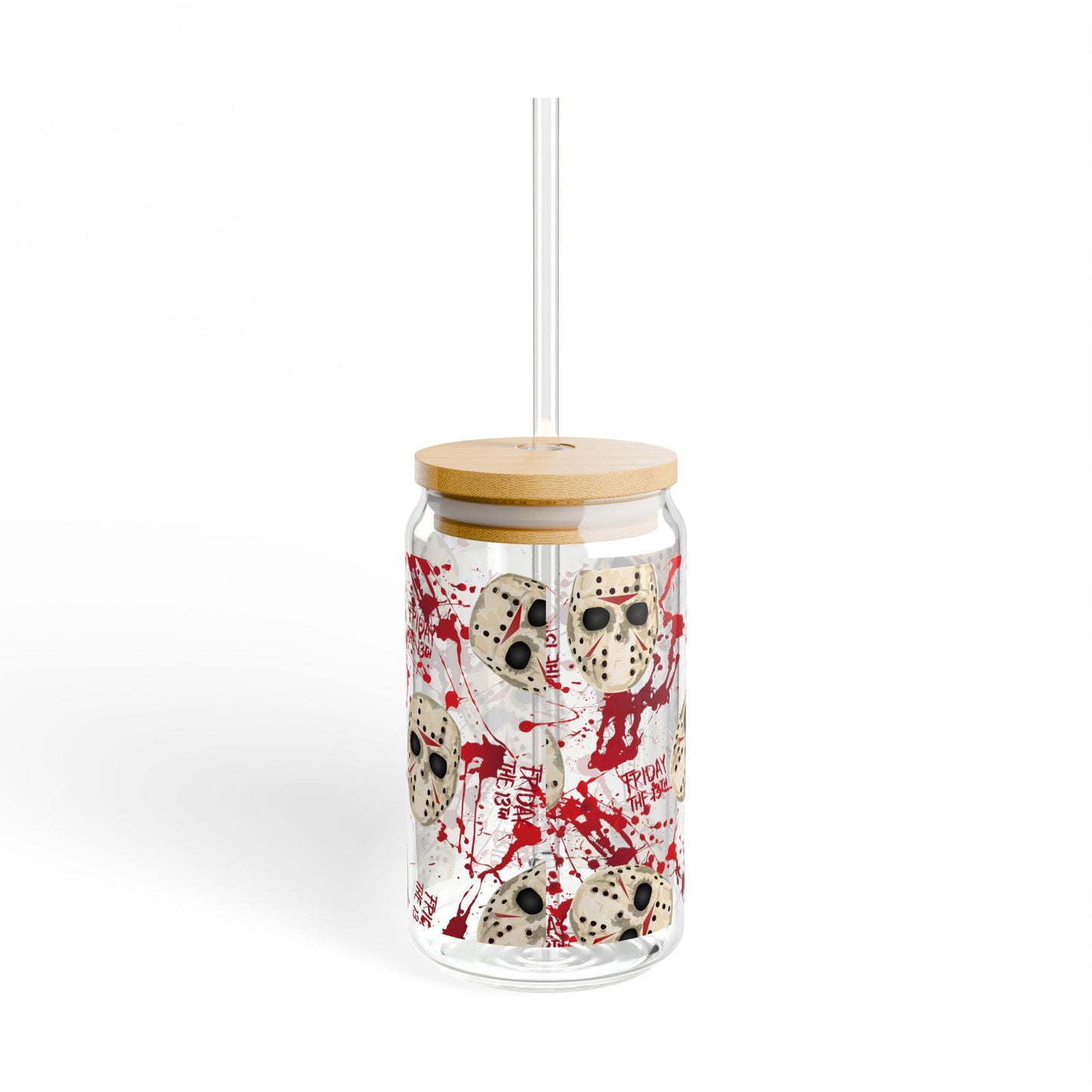 Horror Jason Blood-Splatter Sipper Glass